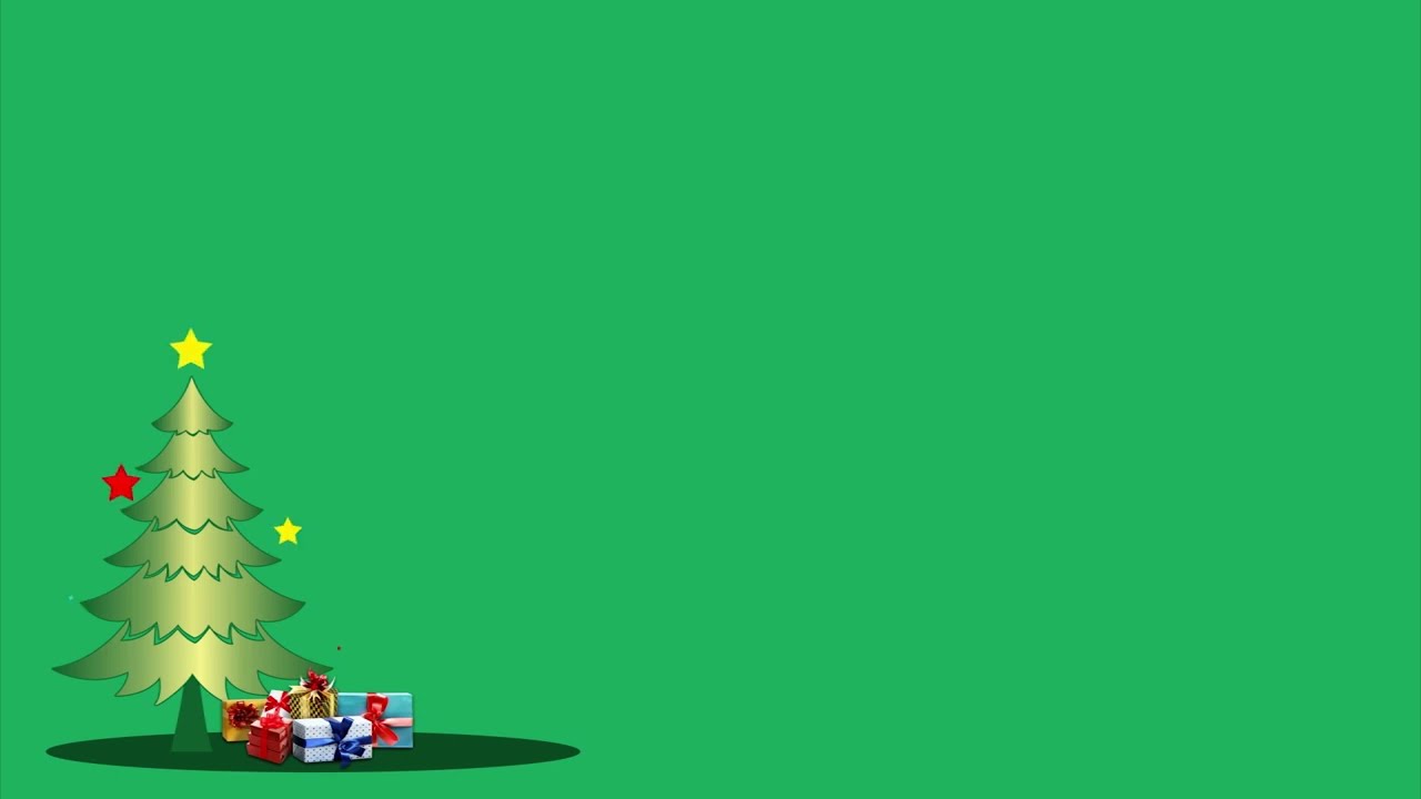 Christmas Tree Green Screen Video loops CHRISTMAS ANIMATIONS