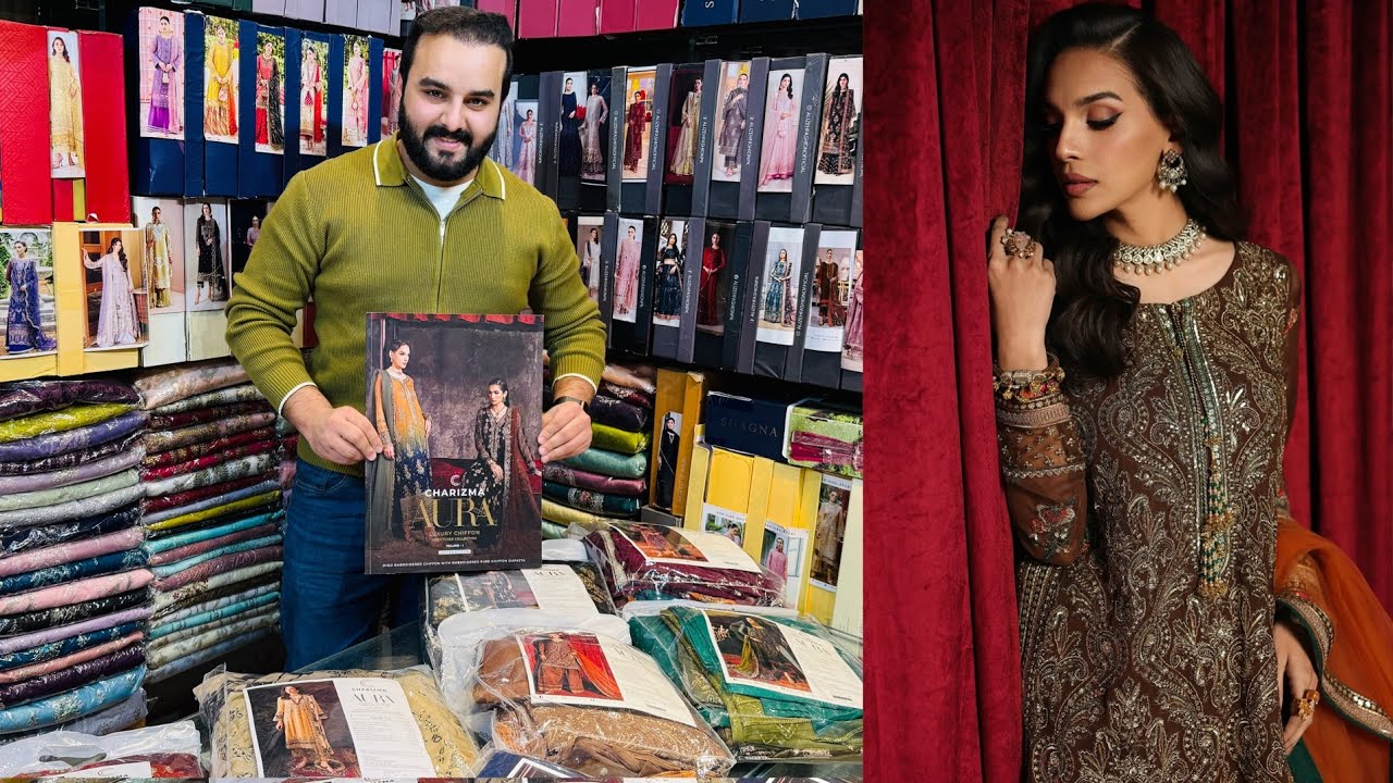 Aura By Charizma / Luxury Chiffon Collection / Latest Designs of 2026 / Less Range / Shahnaz Silk