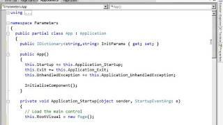 37  Silverlight   Passing Parameters from your Web Page