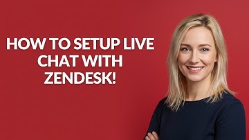 HOW TO SETUP LIVE CHAT WITH ZENDESK! - Julia