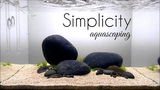 Aquascaping Game Of River Stone Simplicity