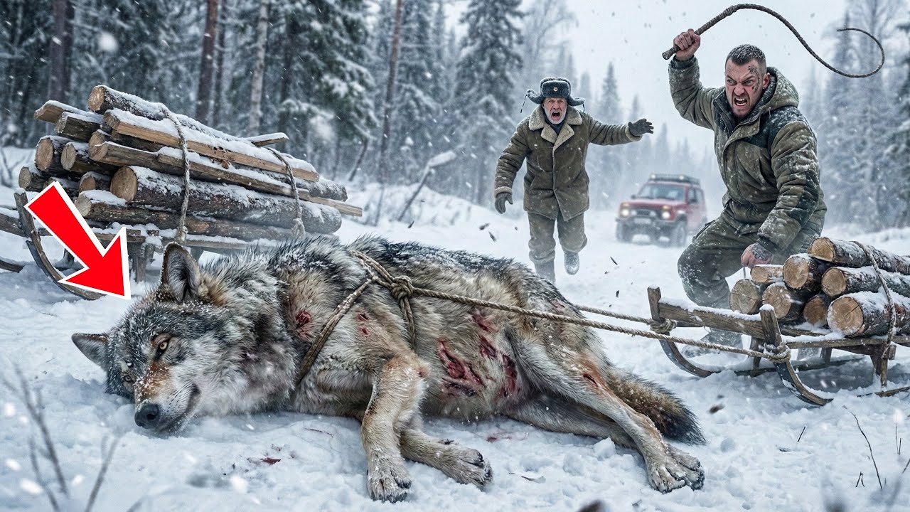 Бывший хирург спас беременную волчицу от живодёра с кнутом — Финал ошеломил всех