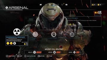 DOOM: Campaign - Mission 9: Lazarus Labs - 100% Walkthrough - Challenges/Collectibles