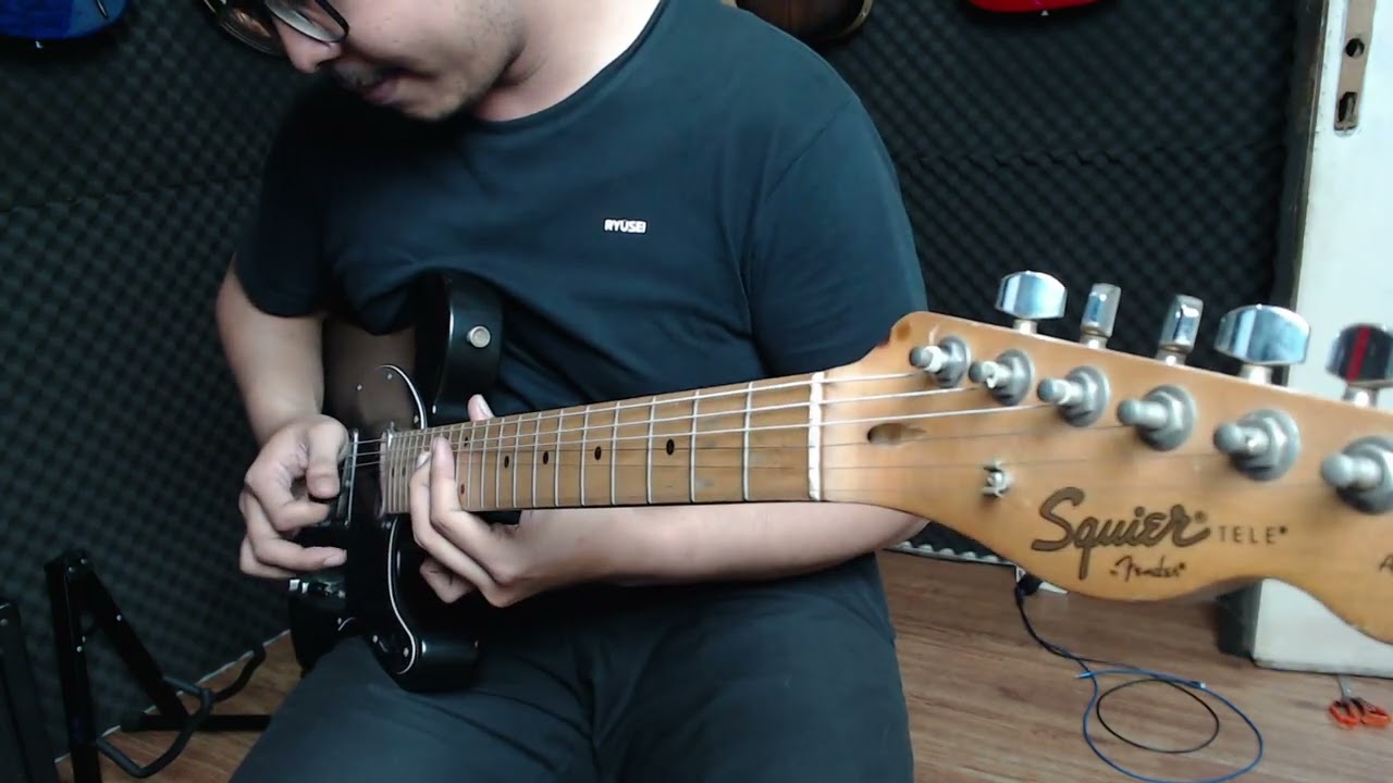 Squier Affinity Black Maple FB Demo by Famfam Music