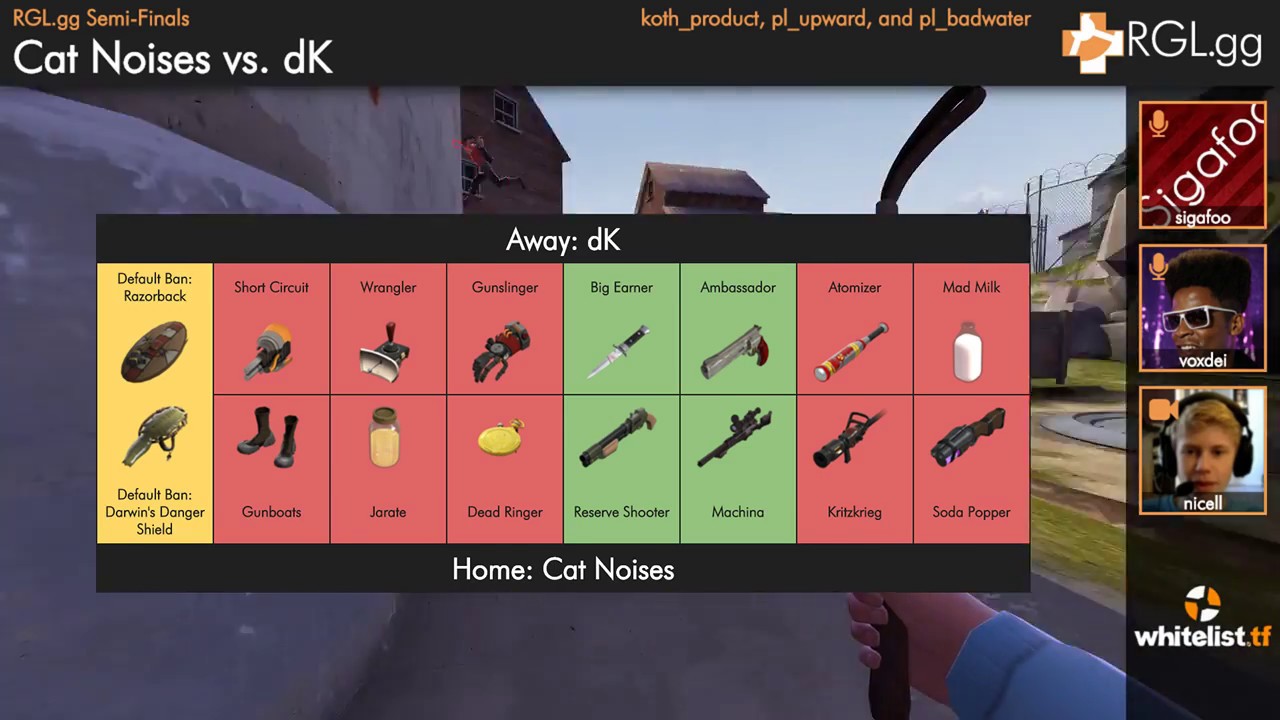 dK vs Cat Noises - Pick/Ban Prolander - SEMI-FINALS - Product / Upward ...