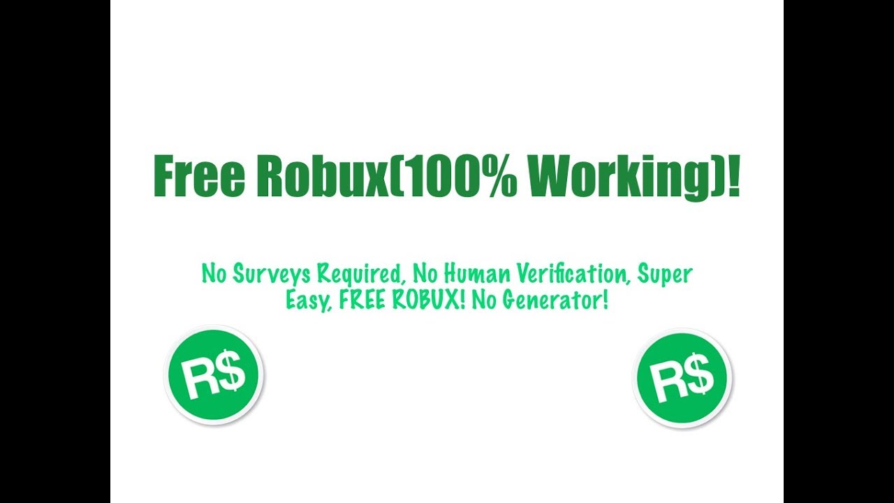 How To Get Free Robux 100 Working No Human Verification Surveys Super Easy Youtube - free robux 100 works no human verification