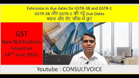 New Dates for GST Returns|Feb-Aug 2020|Waiver in Interest/Late Fee|New Notifications| Consultvoice