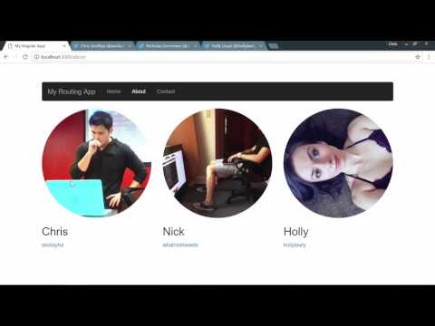 [Routing Angular 2 Application]  Lesson 7 About Users