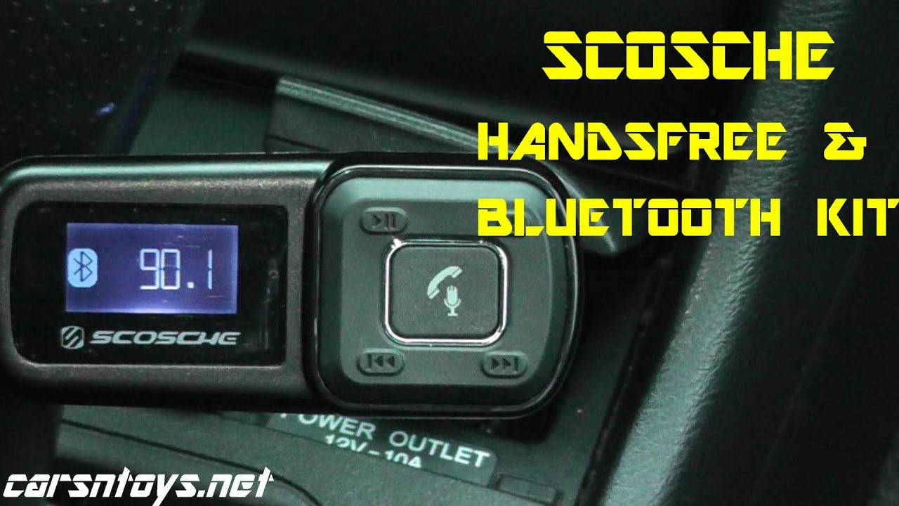 SCOSCHE - Handsfree & Bluetooth Car Kit - Unboxing and Setup 