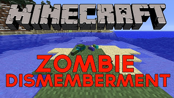 Minecraft Mod! - Zombie Dismemberment (Dismember Legs, Arms, Heads & more!)