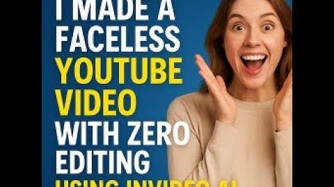 How I Made a Faceless YouTube Video Fast Using InVideo AI (No Editing Required)