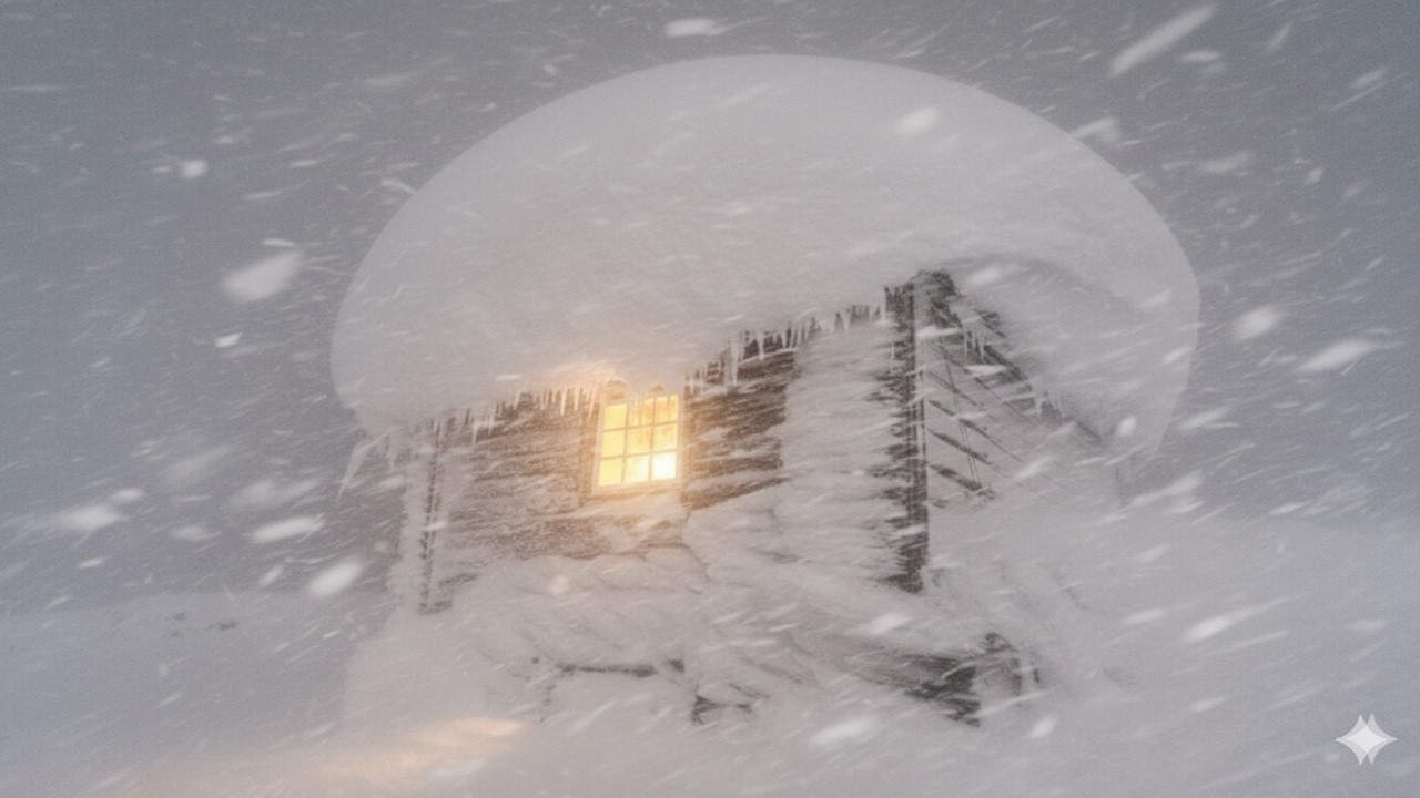 氷点下43度の絶望。猛吹雪で孤立したログハウスの夜。暗闇に潜む狼の群れと生存サバイバル
