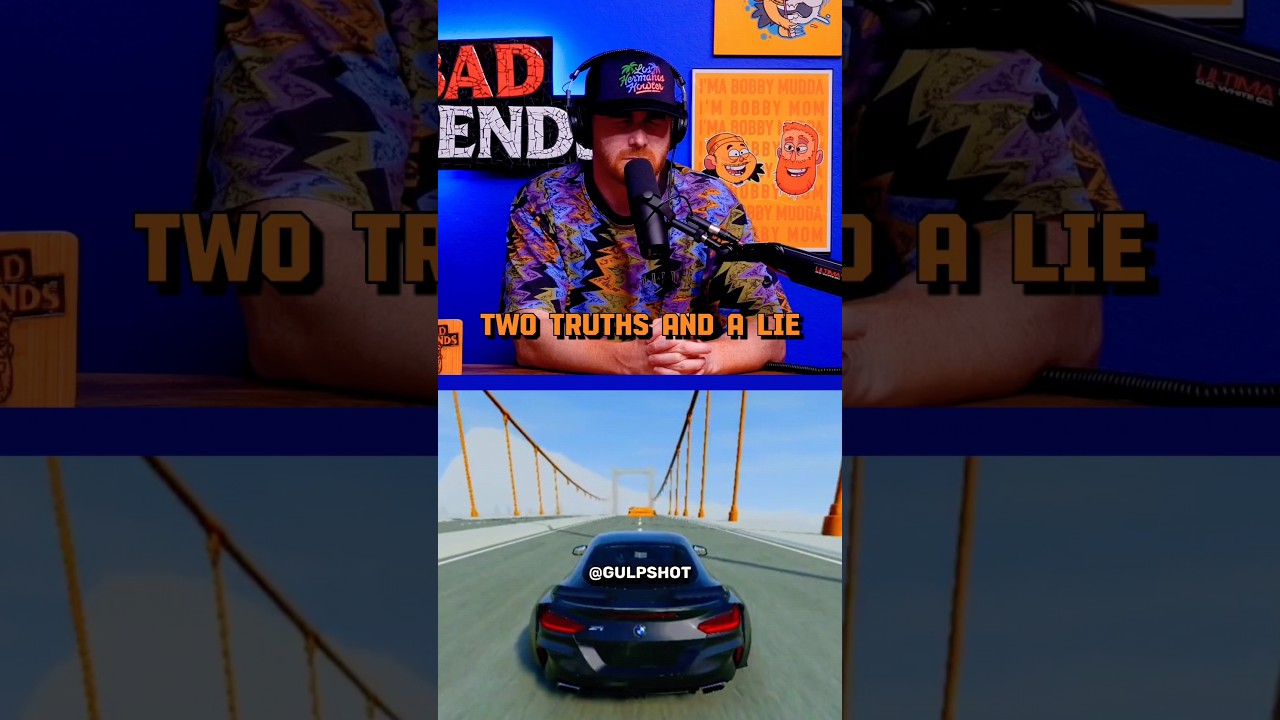 Bad Friends Plays 2 Truths and 1 Lie GAME 🤣 P.2 #shorts