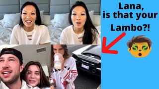 Asa Akira Instagram live with Lana Rhoades & Mike Majlak