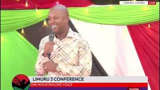 ''UHURU KENYATTA IS STILL OUR KINGPIN,'' MP MARK MWENJE ROARS AT LIMURU 3 CONFERENCE!