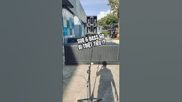 Tranh cãi… Sub 6 bass 21’ của PSD bị triệt tiêu 😱 - Z60 ! #shortvideo