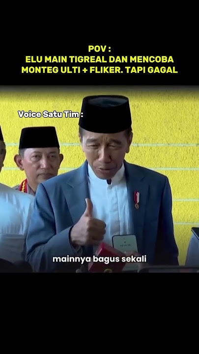 mainnya bagus sekali 👍🏻 #jokowi #jokowidodo #mlbb #mobilelegends #mplid #tigreal