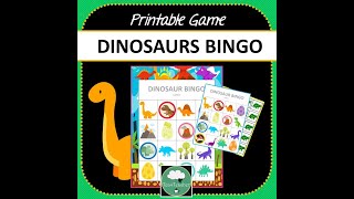 Dinosaurs Bingo Game by Tea4Teacher LEARN VOCABULARY FAST! screenshot 3