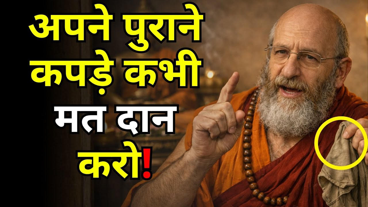 👉 डरावना है! अपनी पुरानी कपड़े कभी दान मत करो — तुम अपनी किस्मत दान कर रहे हो | बौद्ध धर्म