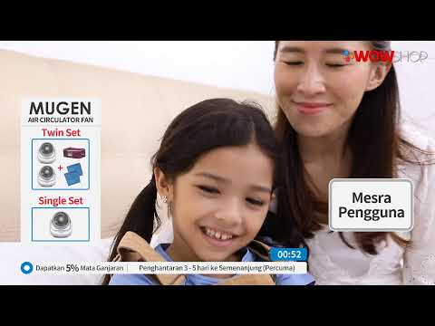 MUGEN AIR CIRCULATOR FAN / TV9 / P5374 - YouTube