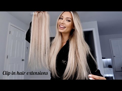 Clip In Hair Extensions Tutorial | BellaMi