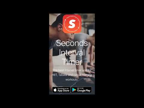 Seconds Interval Timer App Tutorial  - Pro Version iPhone (2019)