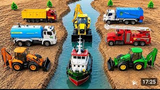 JCB Loading Video | JCB 5CX Loading Sand Pickup Swaraj Tractor Tipper Dumper Truck? Jcb Ki Khudai