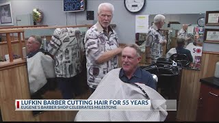 Lufkin barber celebrates 55 years in the business