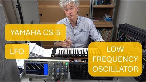 Yamaha CS-5 synthesizer LFO. Schematic, Circuit. measure...
