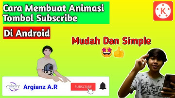 Cara Membuat Animasi Tombol Subscribe dan Lonceng Di Hp Android