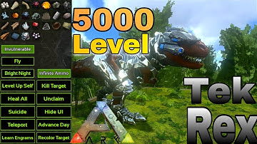 Ark Mobile God Console Free & Ascendant creature | Taming Rex Level 10000