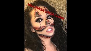 HALLOWEEN MAKEUP TUTORIAL | CHOLA CLOWN GORE