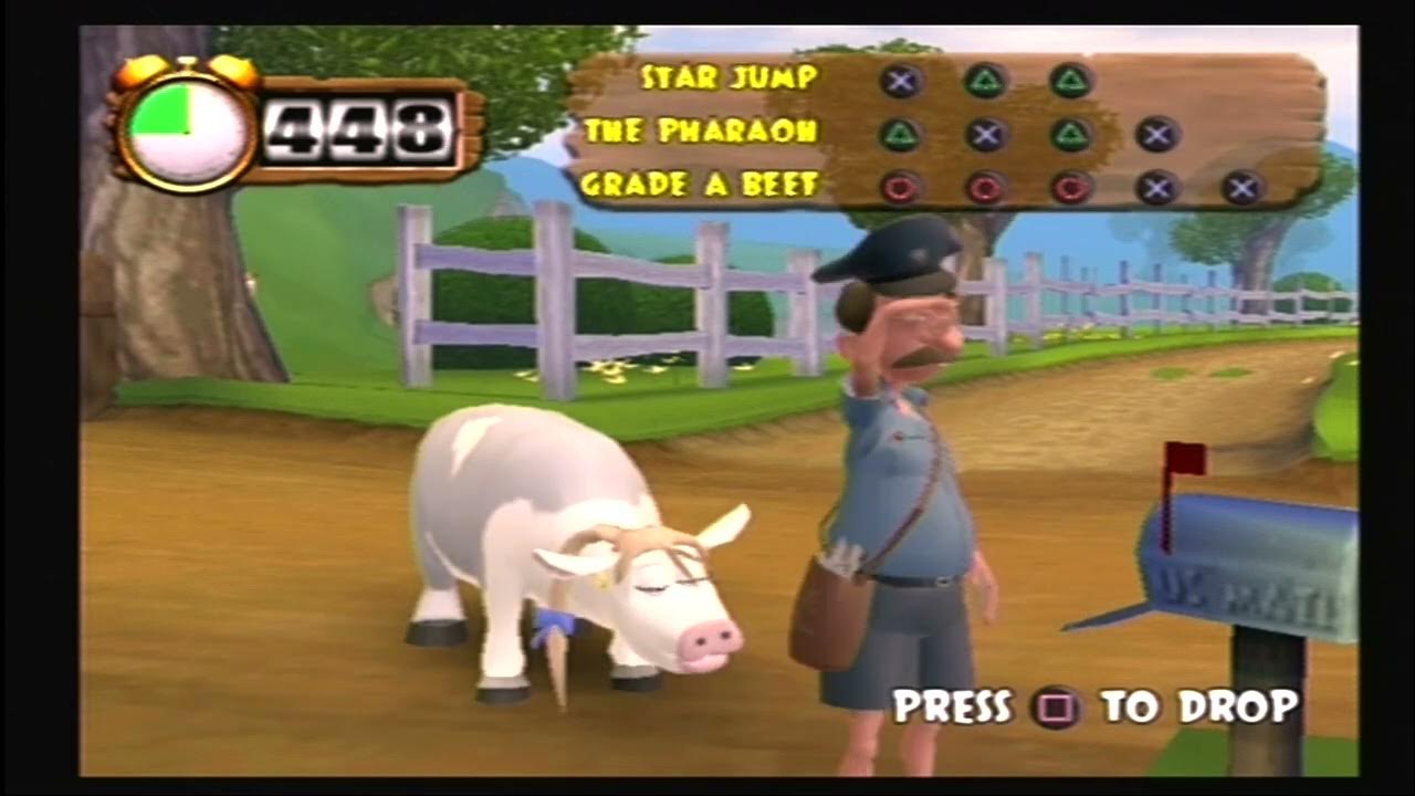 Barnyard {PS2} Tease the Mailman YouTube