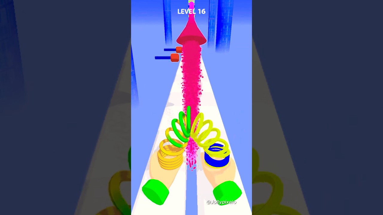 CIRCLE STACK SPRING RUN 3D 😝🌈 