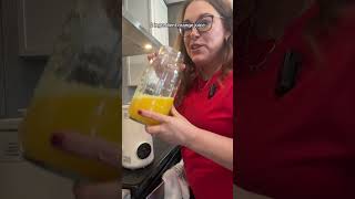 We use this nut milk maker to make not only almond milk but also orange juice and milkshakes! 🤗🤗