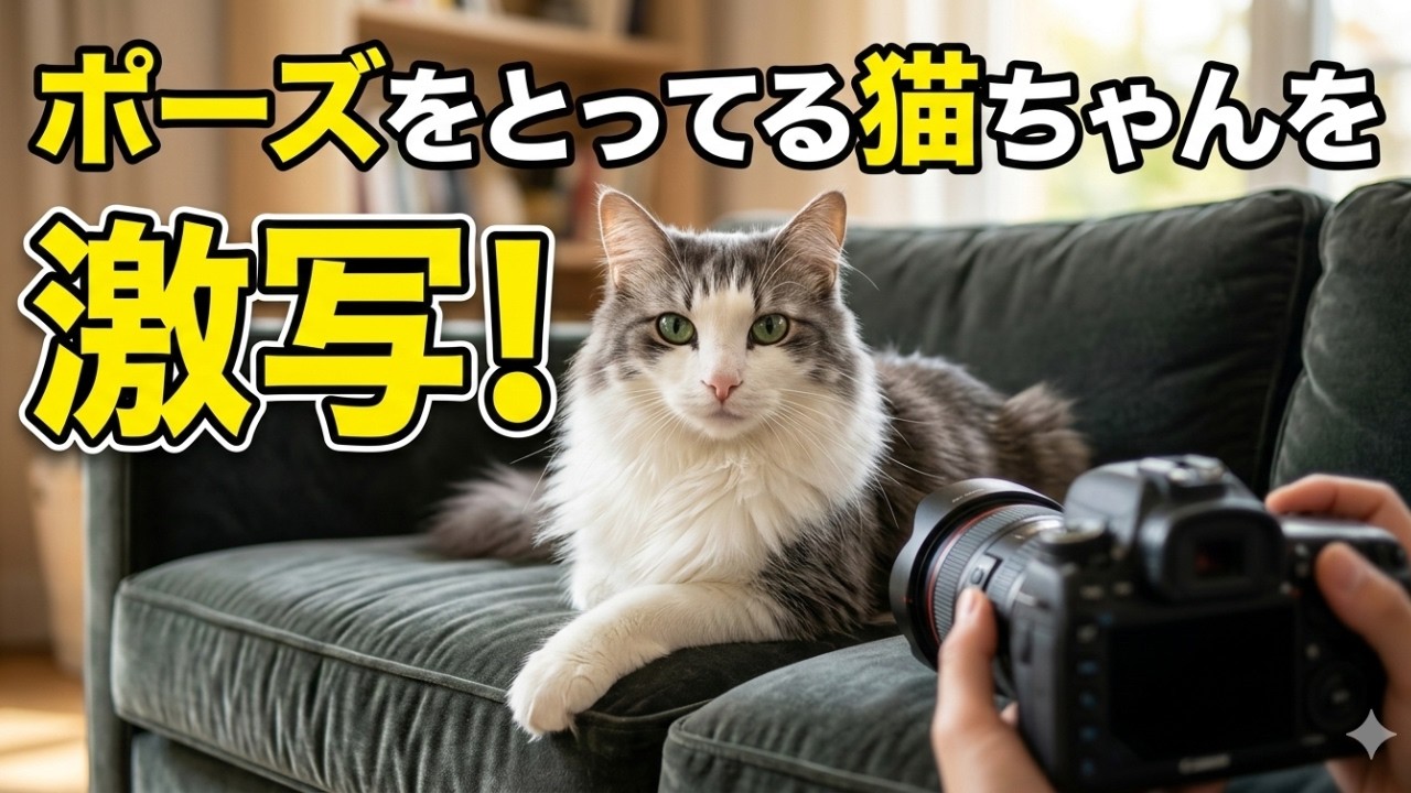 猫ちゃんを激写してみた。