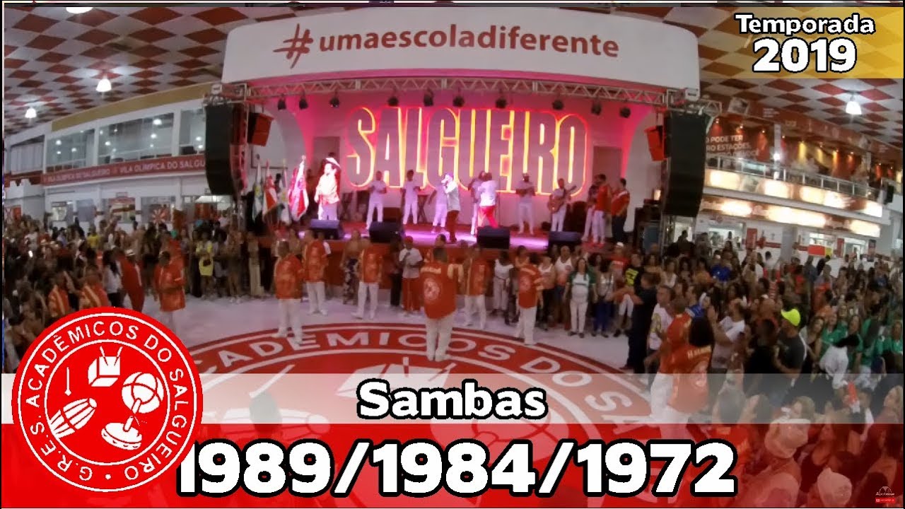 Salgueiro 1989, 1984 e 1972 - Bateria no Salgueiro Convida - Apoteose ao vivo - 