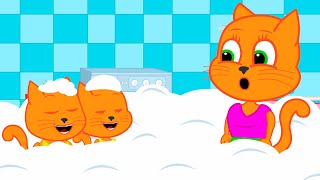 Cats Family in English - Hide and seek in the foam Cartoon for Kids by Cats Family in English 3,604 views 6 days ago 30 minutes