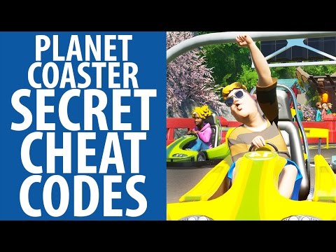 Planet Coaster secret drive-able go-kart cheat codes!