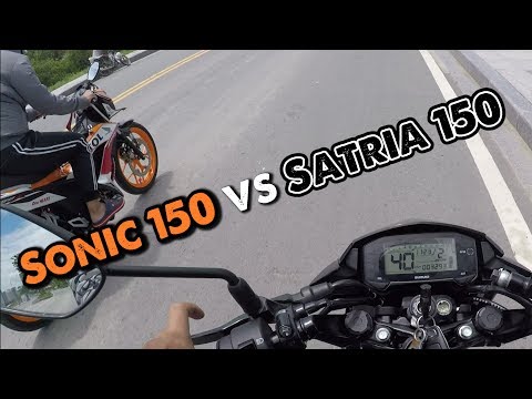 Video Sonic 150 vs Satria 150 vs Winner 150 - Test speed 2... - youtube