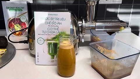 Nước ép đẩy lùi bệnh gan men gan cao gan nhiễm mỡ