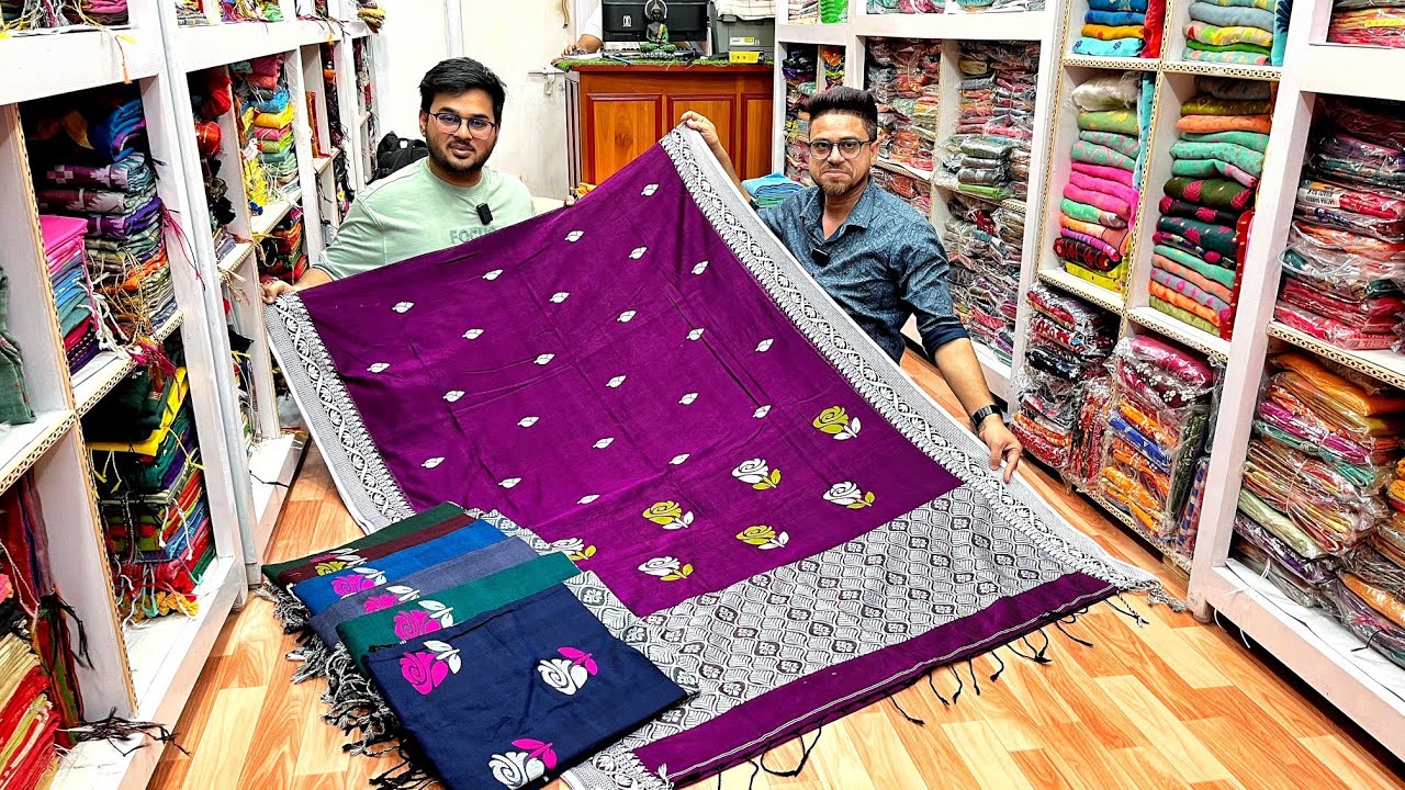 Pure Handloom Saree Manufacturer - Mul Cotton/ Tussar/ Matka/ Linen/ Khadi/ Resham & Jamdani Saree 