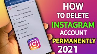 How to Delete Instagram Account Permanently/Temporarily in 2021