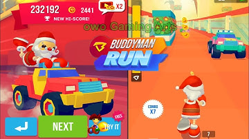 Buddyman Run - Part 3 - Level 11-15 - Unlock Buddy Claus - Christmas - Santa