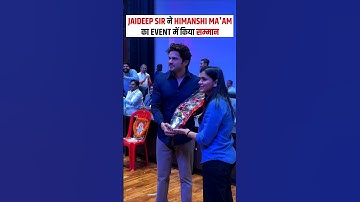 Jaideep Sir Himanshi Mam Fun Moments 😍❤️ || #jaideepsir #himanshimam  #patnameetup #meetup #bihar