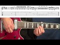 Rock n Roll intro lick guitar lesson with tab - Guitar Solo Rock Blues