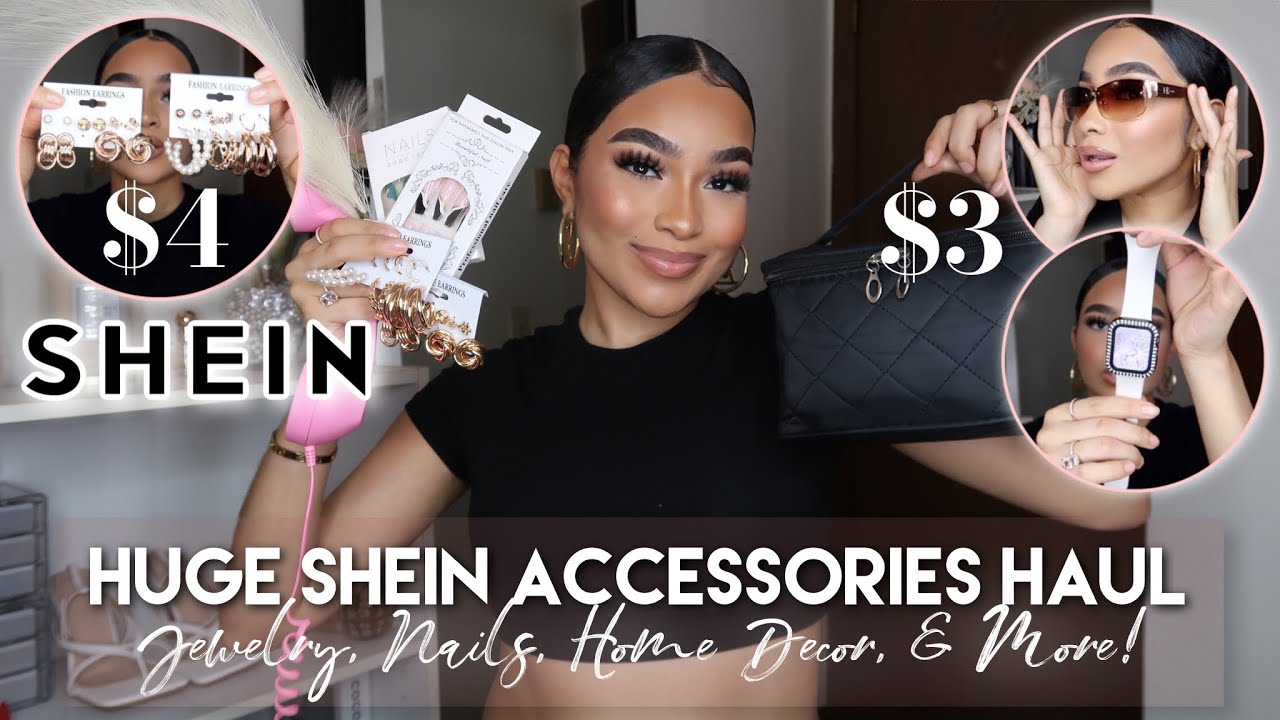 HUGE SHEIN ACCESSORIES HAUL 2022 20+ ITEMS Jewelry, Nails, Home Decor, Phone Accessories