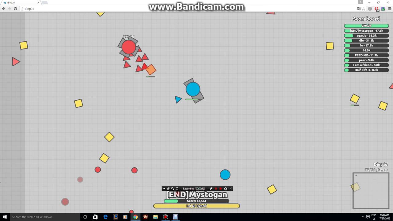 Diep.io Hybrid vs Overlord