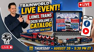 Lionel 2026 Volume 2 FIRST LOOK! 🚂 NEW Trains Revealed | TrainWorld LIVE
