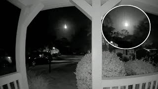 Meteor Caught On Door Bell Camera
